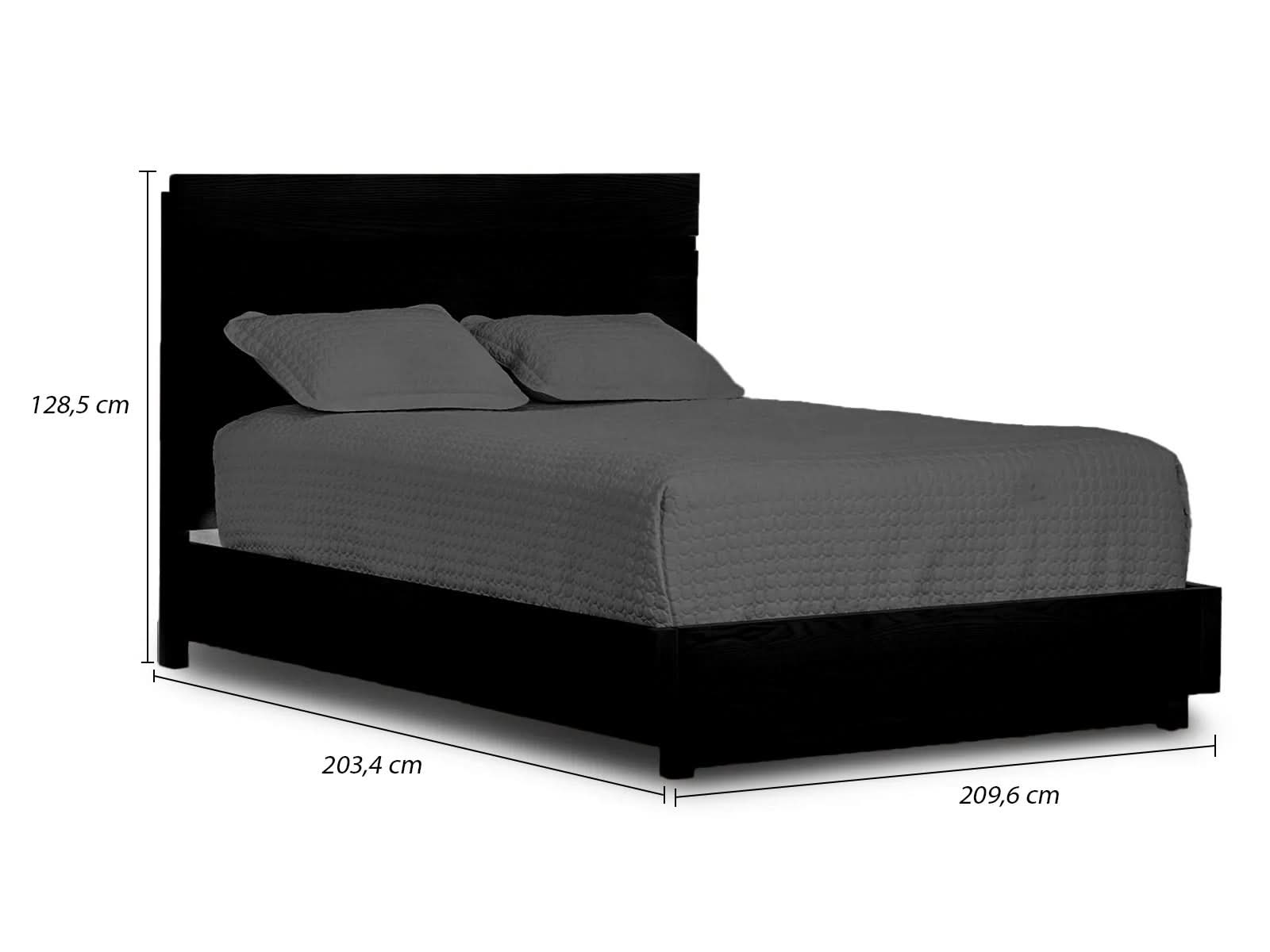 Cama French Cenizo #Tamaño_King/3plz