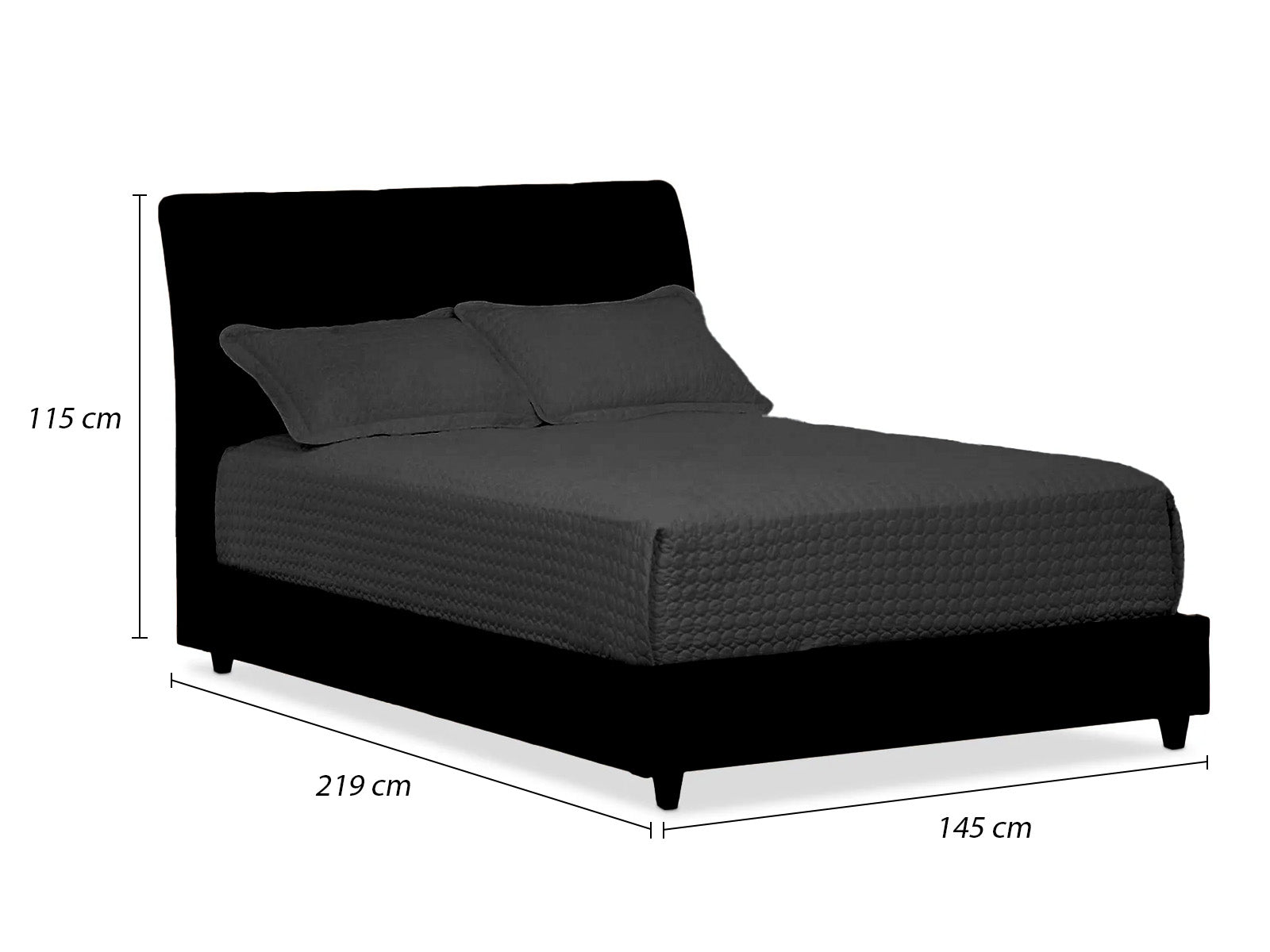 Cama Messina Caramelo Hazelnut #Tamaño_Full/2plz