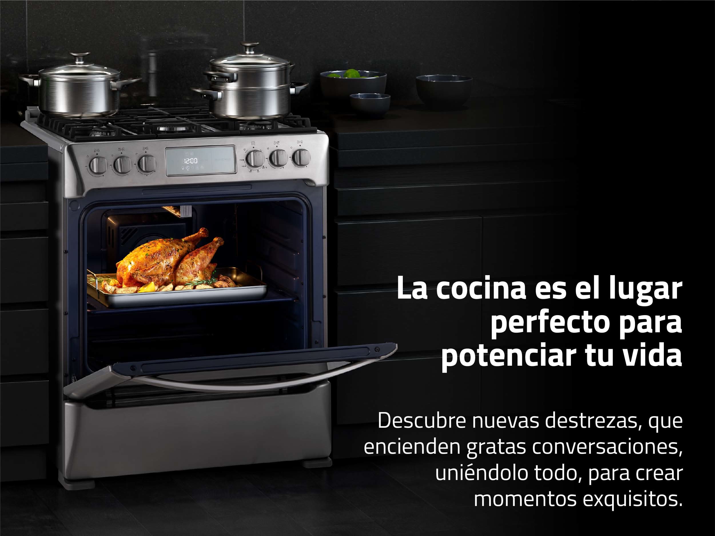 Cocina a Gas Montecarlo Zafiro 30" Indurama