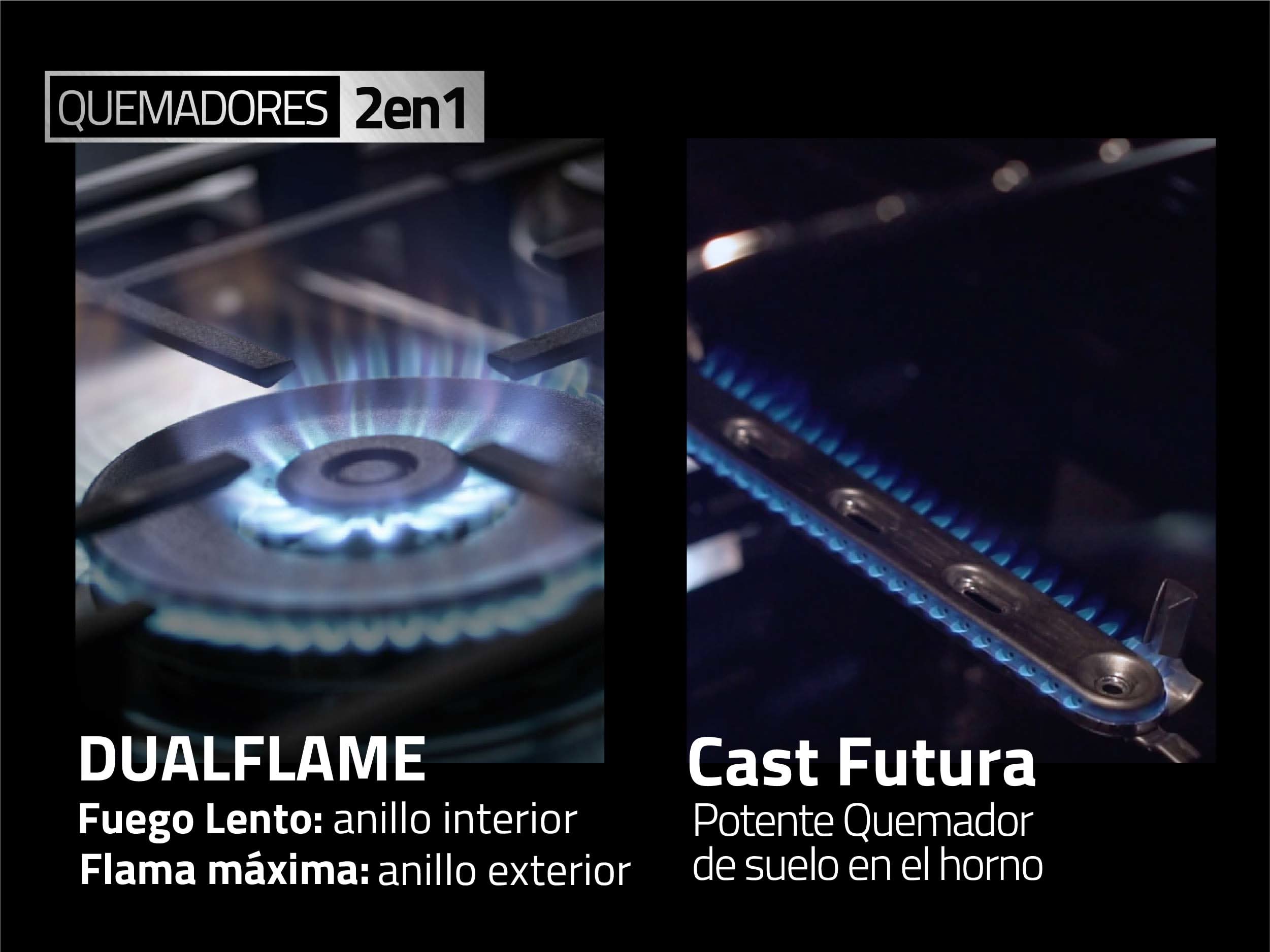 Cocina a Gas Montecarlo Zafiro 30" Indurama