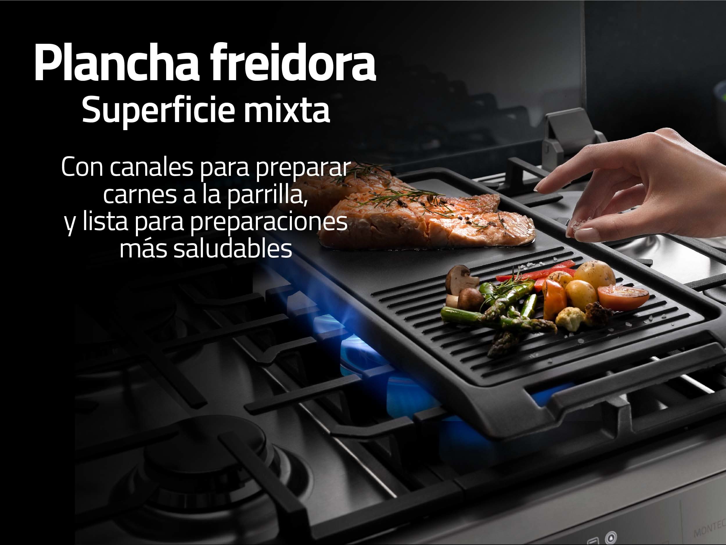 Cocina a Gas Montecarlo Zafiro 30" Indurama