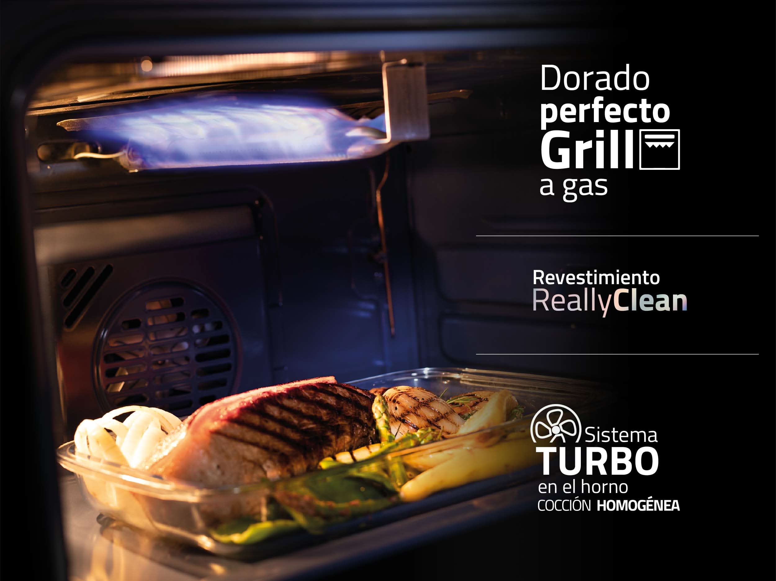 Cocina a Gas Montecarlo Zafiro 30" Indurama