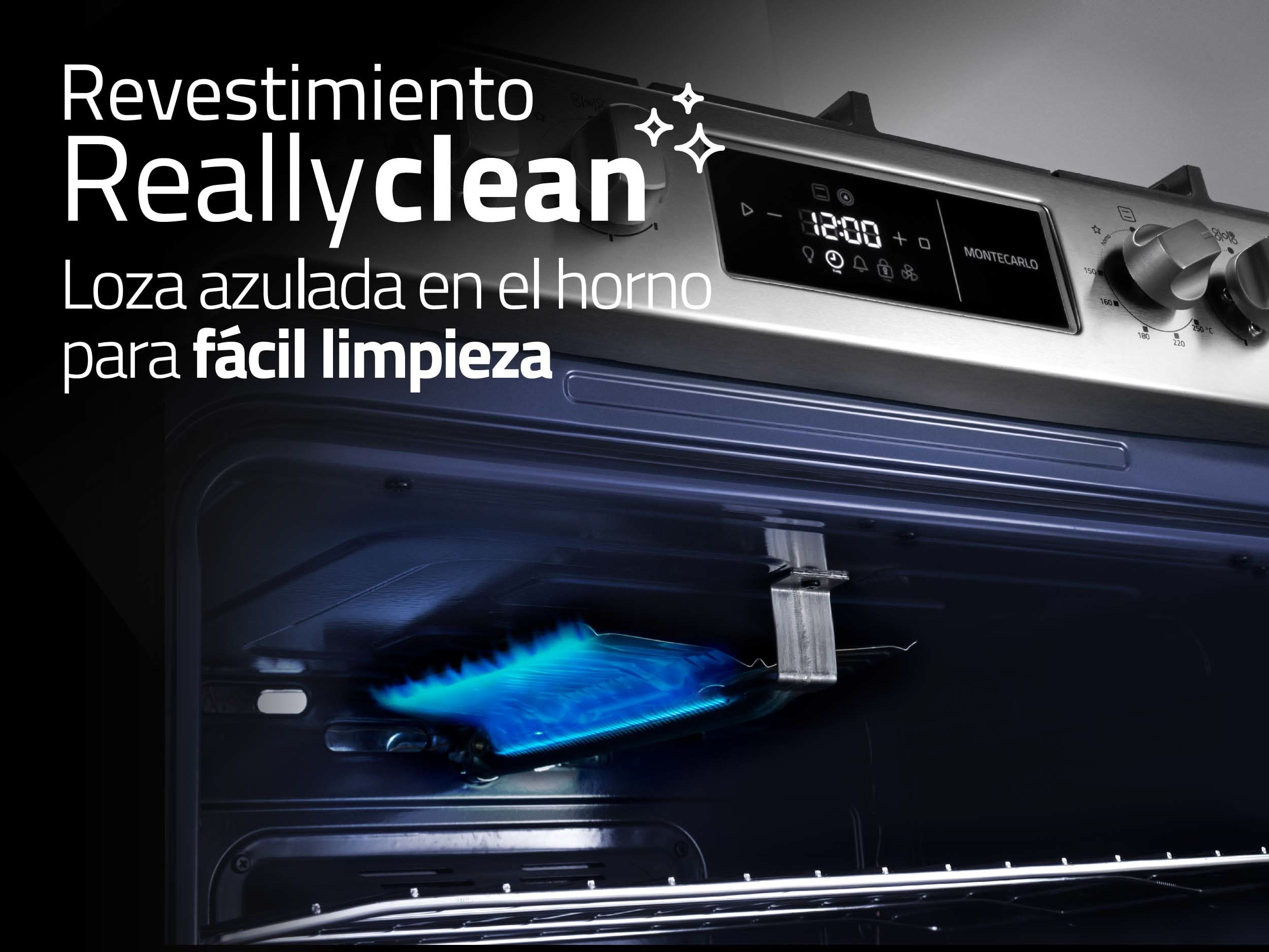 Cocina a Gas Montecarlo Zafiro 30" Indurama