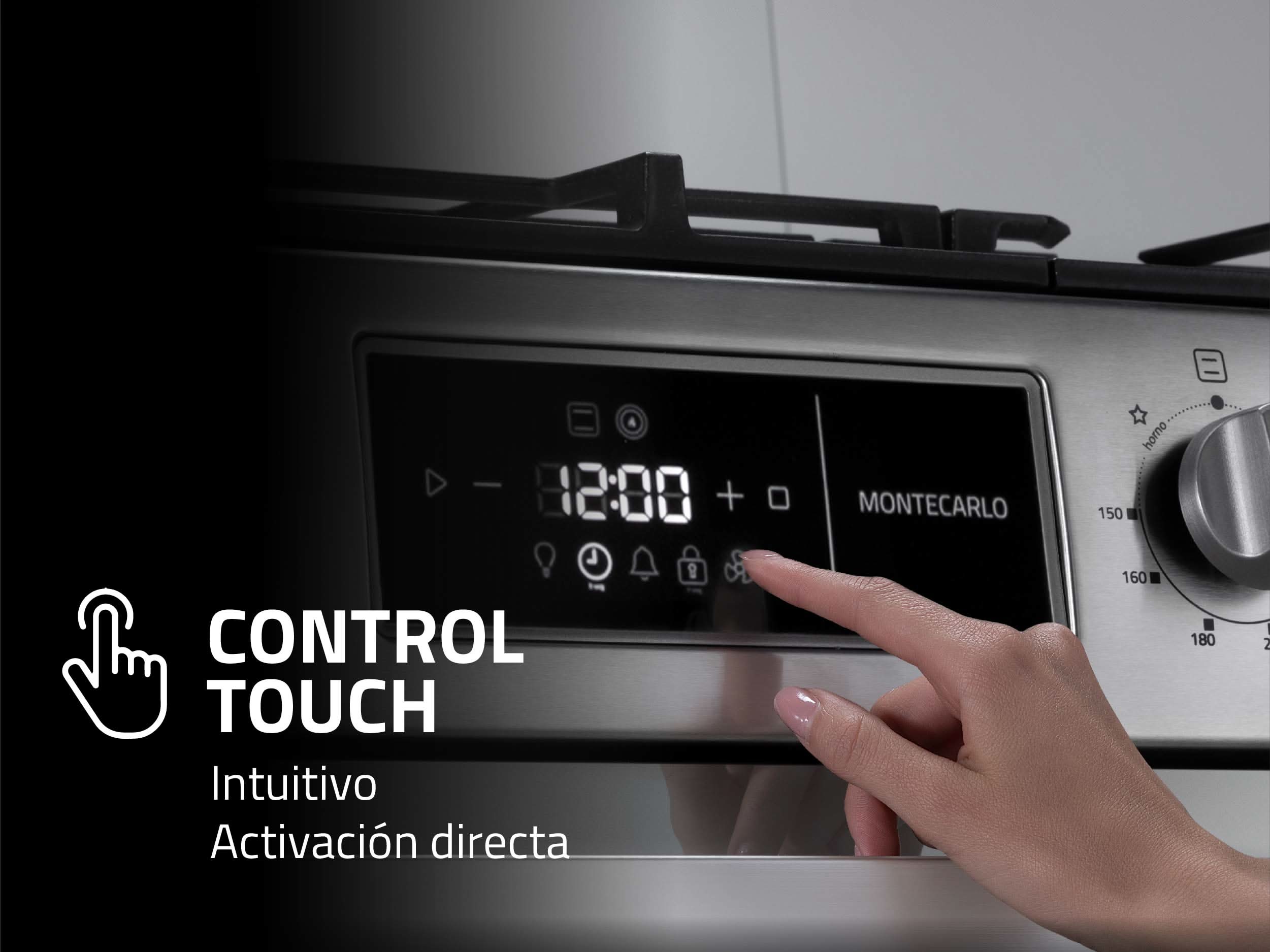 Cocina a Gas Montecarlo Zafiro 30" Indurama