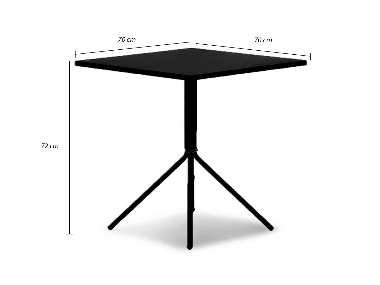 Comedor Soto Outdoor Cuadrado + 4 Sillas