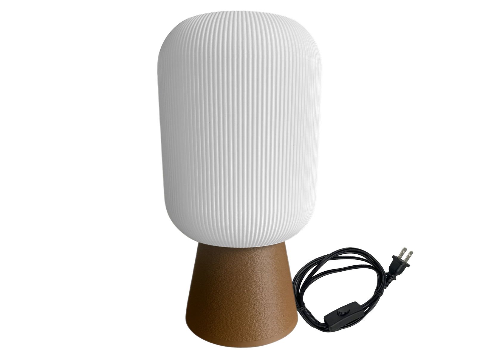 Lampara de Mesa Lumo Pantalla Blanca Dapa Home #Color_Cafe