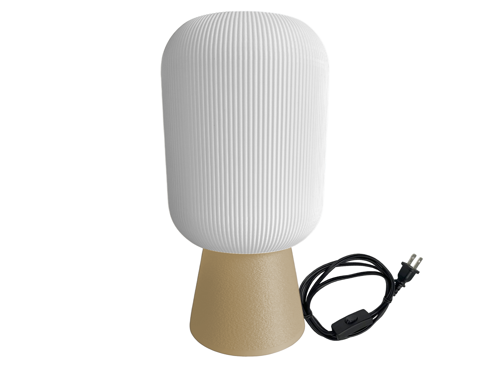 Lampara de Mesa Lumo Pantalla Blanca Dapa Home #Color_Crema