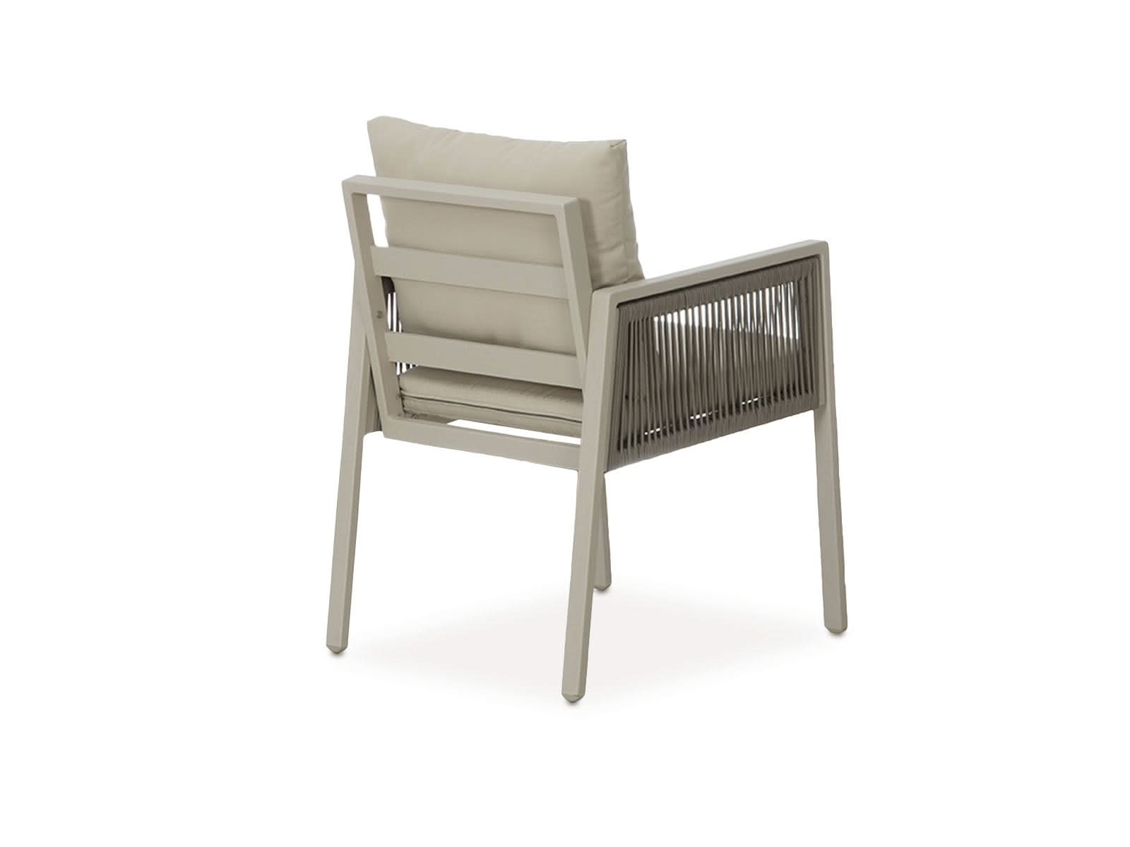 Mesa Comedor Outdoor Alin Cuadrada + 4 Sillas