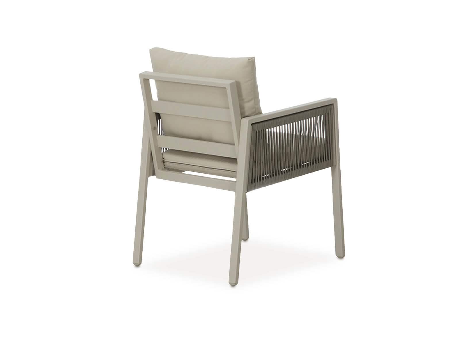 Mesa Comedor Outdoor Alin Cuadrada + 4 Sillas