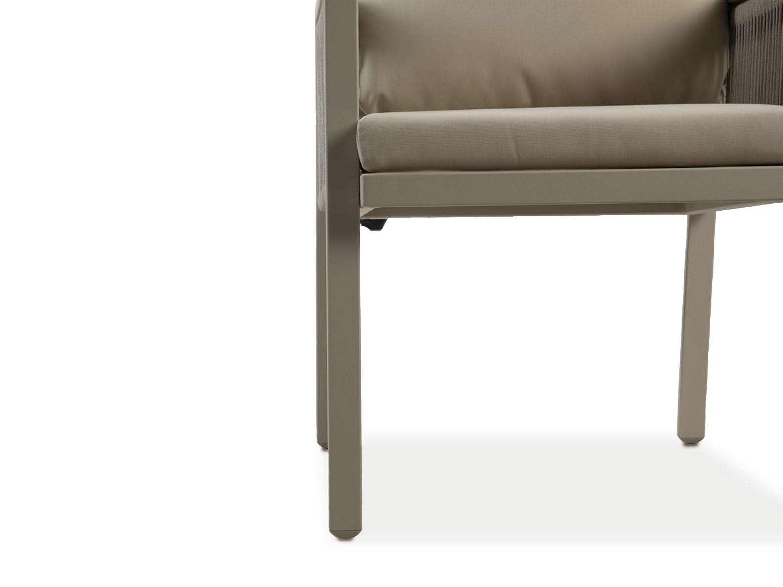 Mesa Comedor Outdoor Alin Cuadrada + 4 Sillas