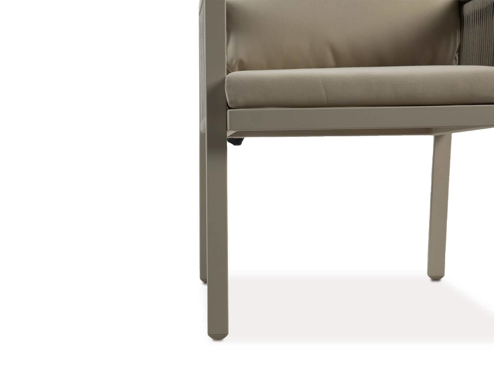 Mesa Comedor Outdoor Alin Cuadrada + 4 Sillas