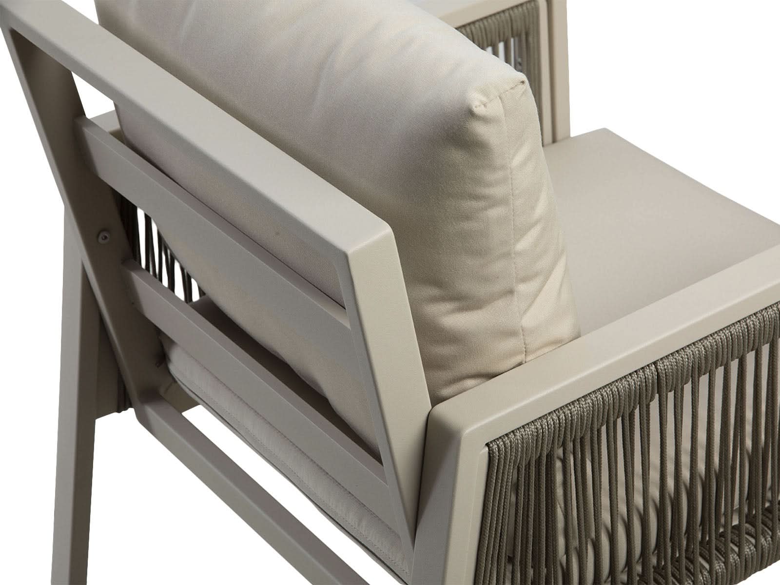 Mesa Comedor Outdoor Alin Cuadrada + 4 Sillas