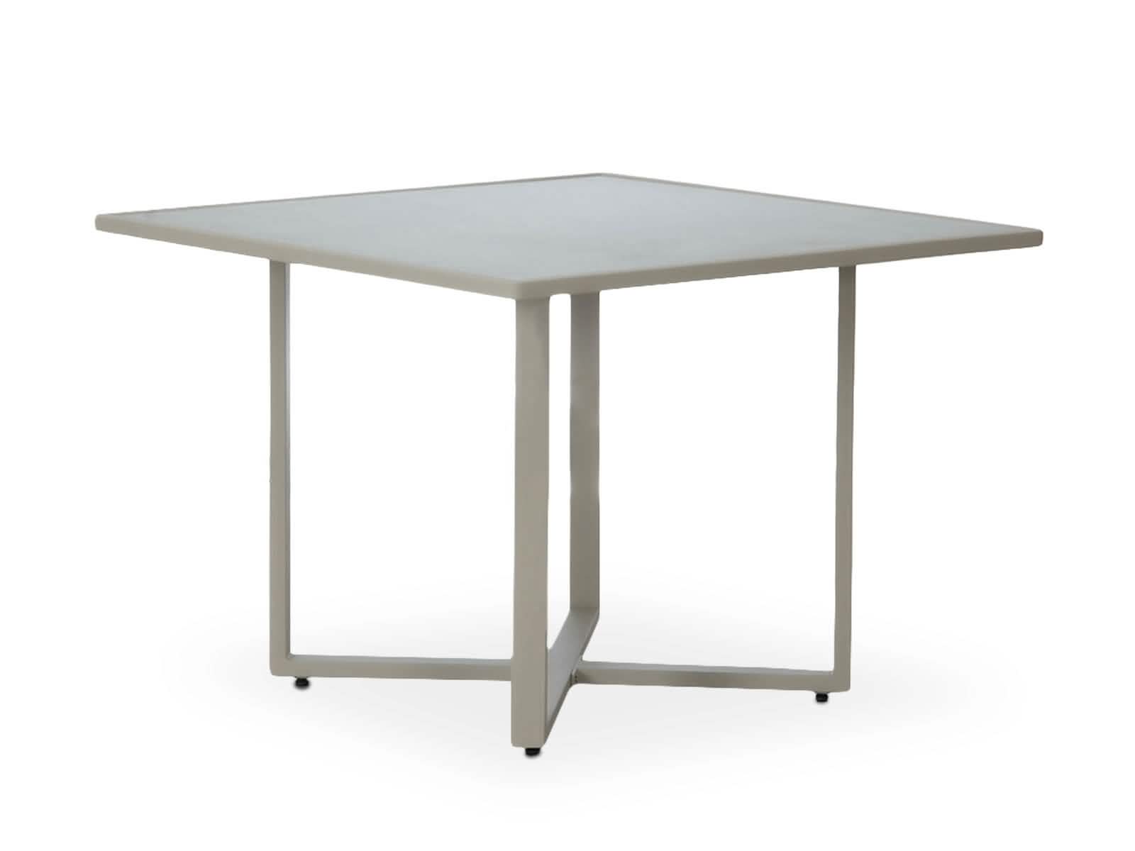 Mesa Comedor Outdoor Alin Cuadrada + 4 Sillas