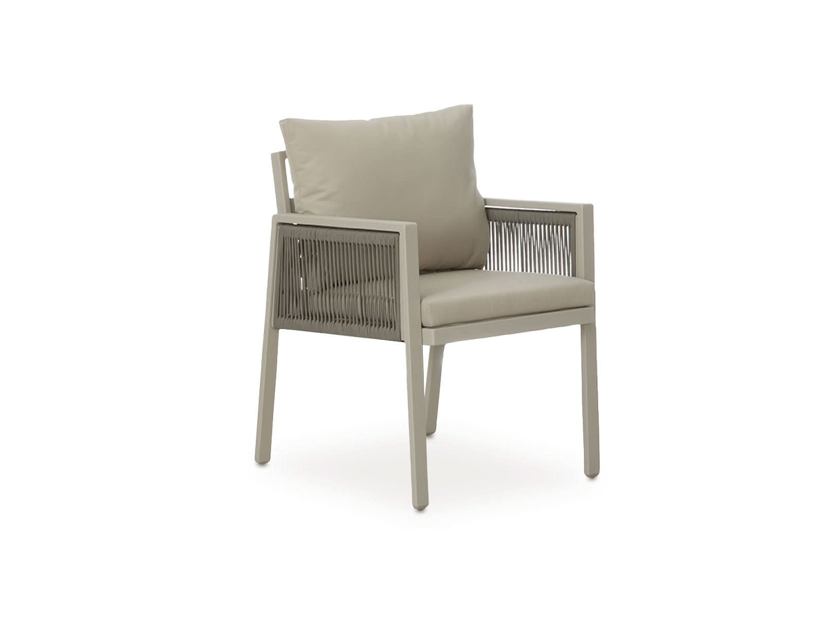 Mesa Comedor Outdoor Alin Cuadrada + 4 Sillas