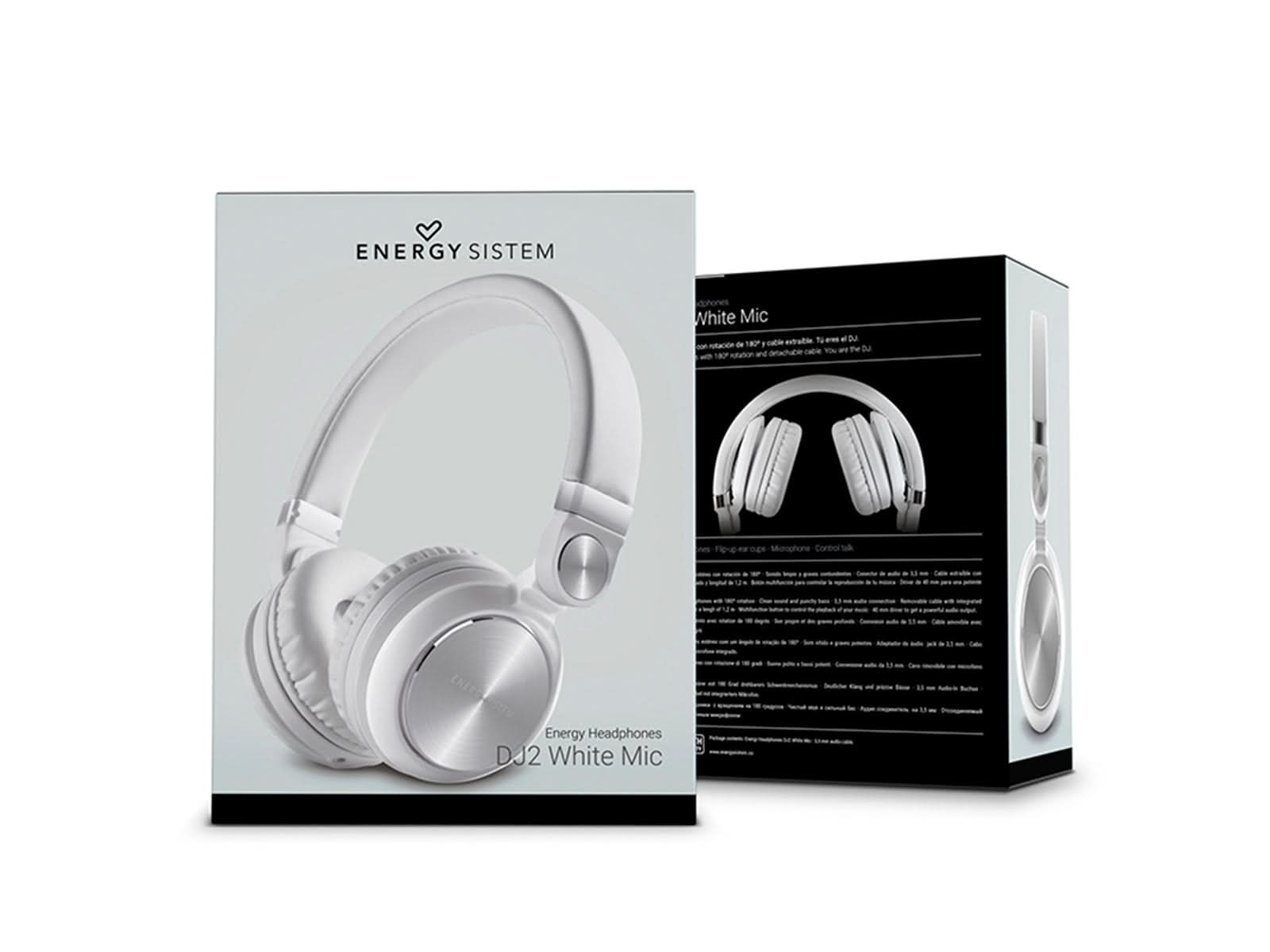 Audifonos Dj2 White Mic Energy Sistem