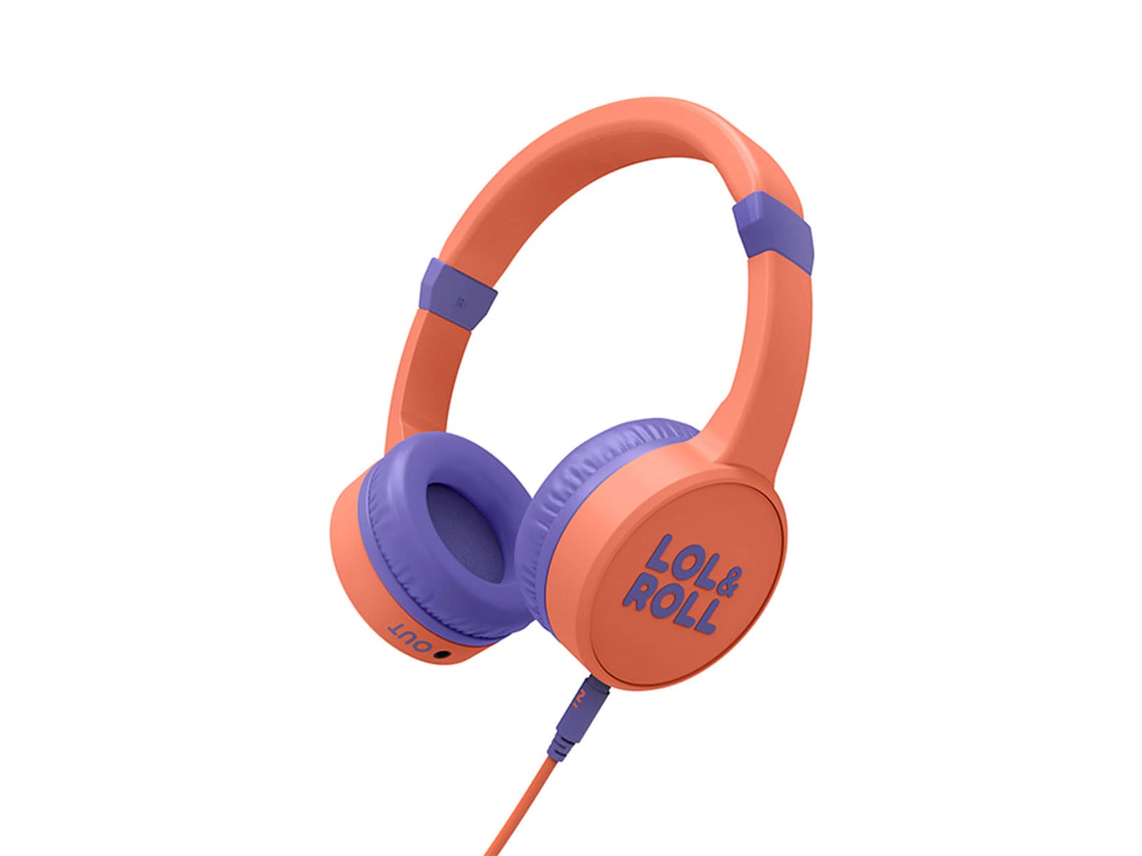Audifonos Lol&Roll Pop Kids Orange Energy Sistem