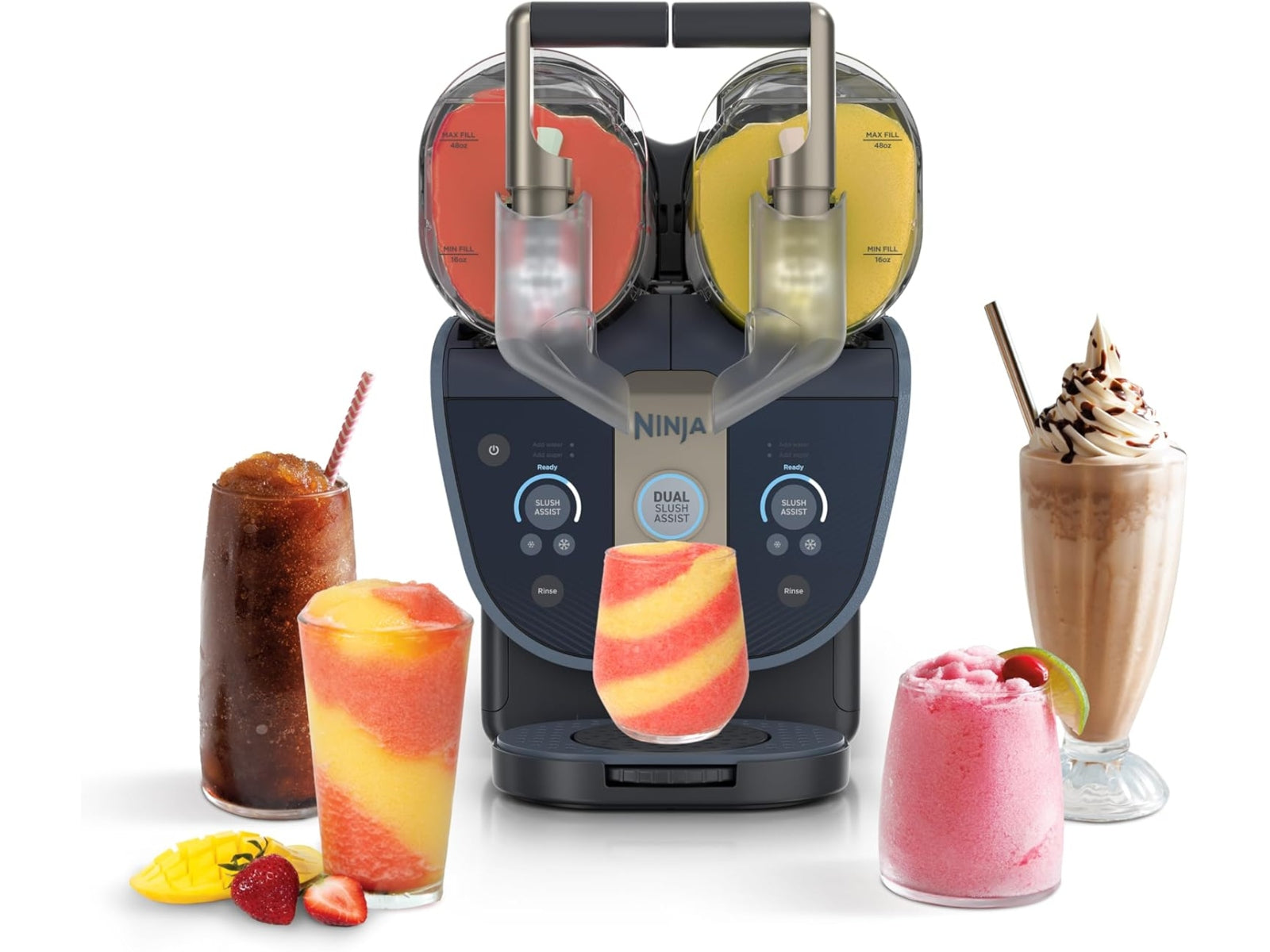 Máquina de Bebidas Congeladas Slushi Double Barrel XL Ninja