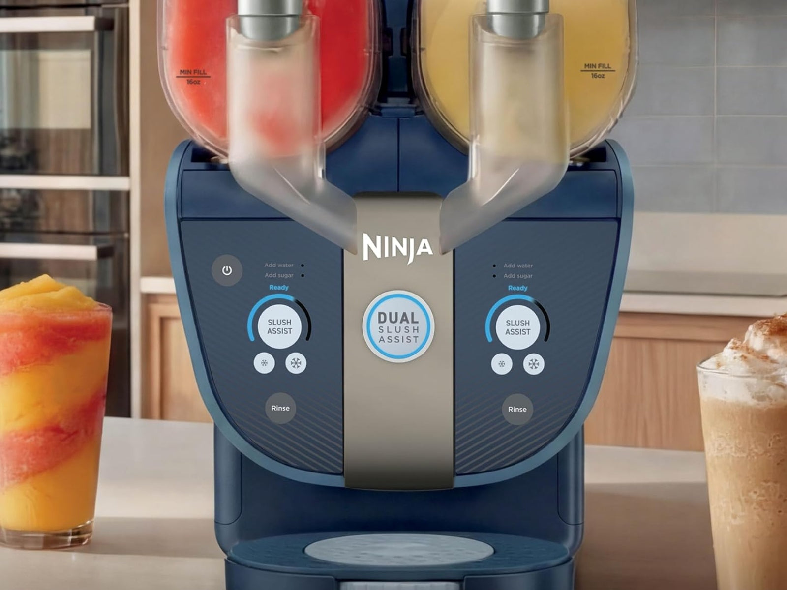 Máquina de Bebidas Congeladas Slushi Double Barrel XL Ninja