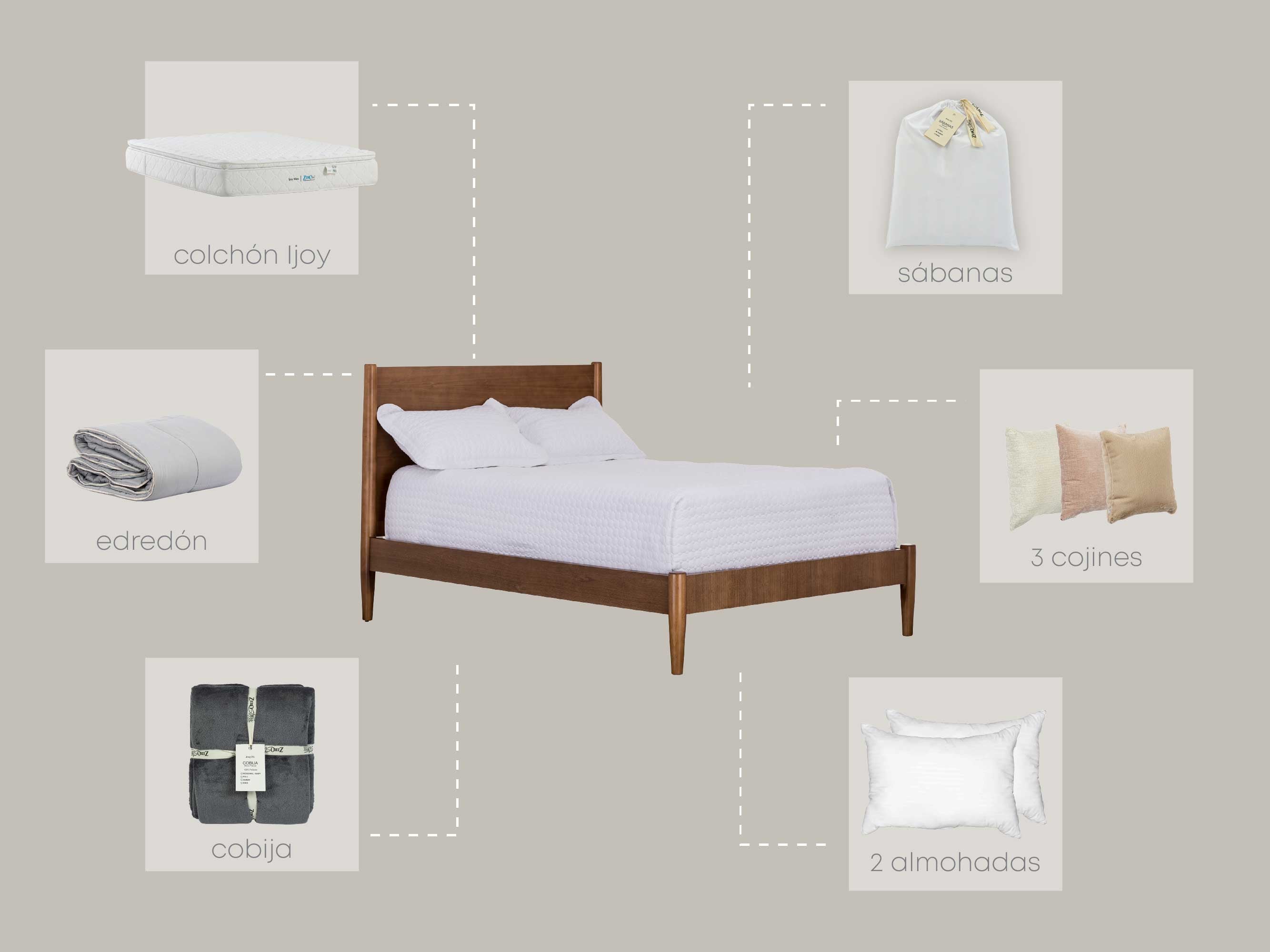 Set Dormitorio Parma Ijoy Full