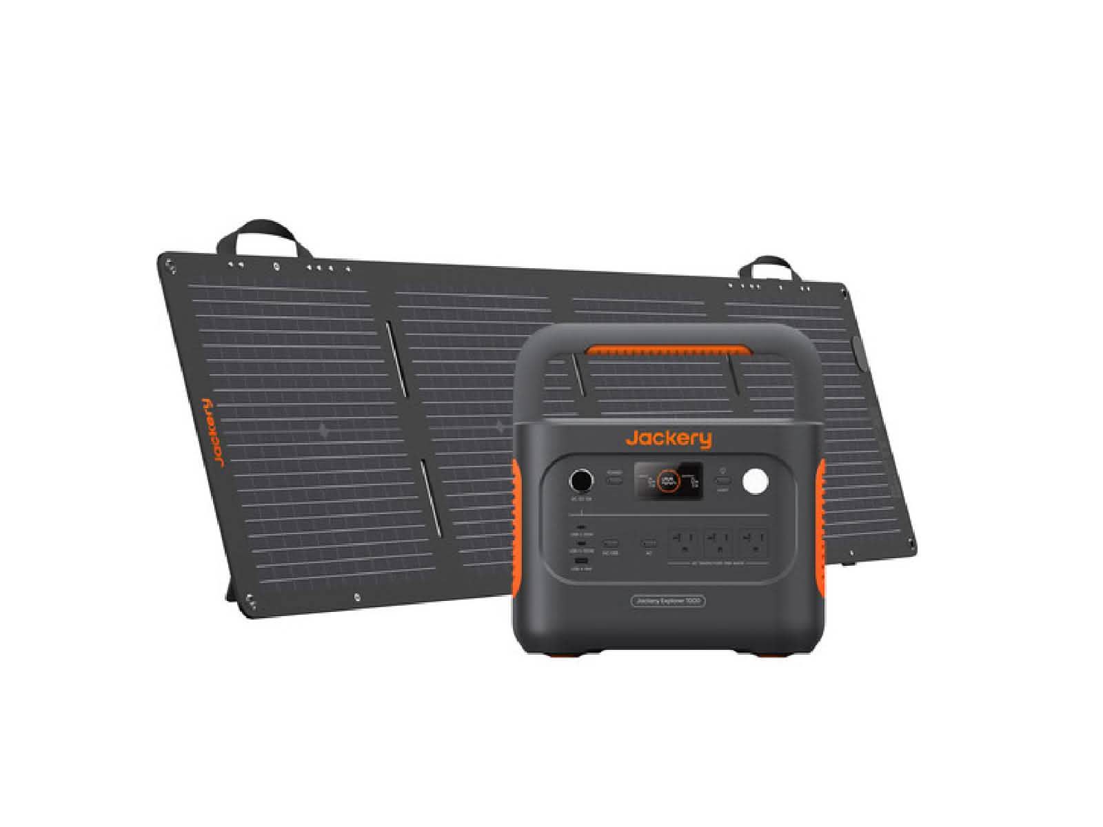 Estacion de Energia Portatil + Panel Solar 1000V2 Jackery