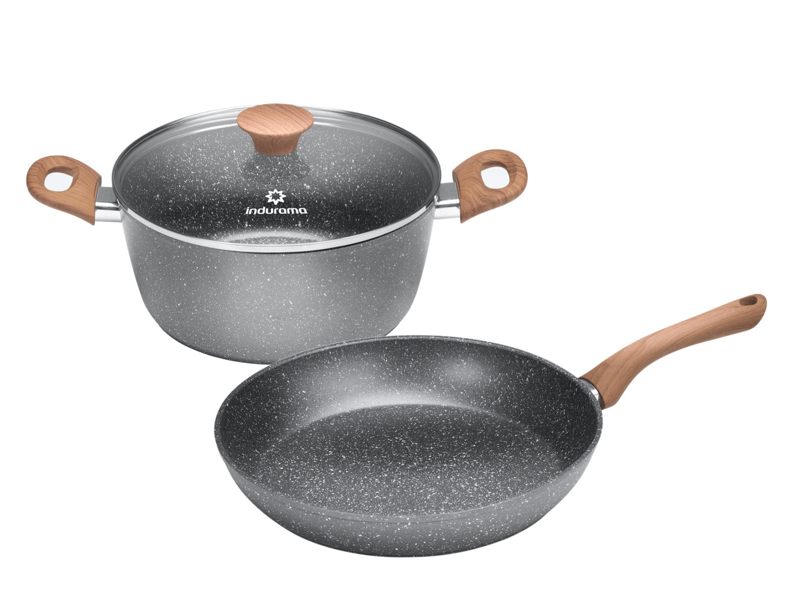 Olla 24cm + Sarten 24cm Essenza Indurama