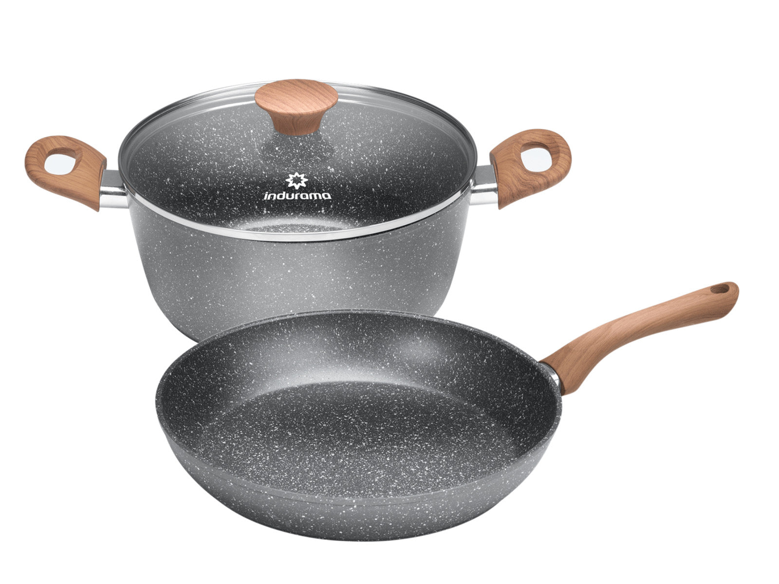 Olla 24cm + Sarten 24cm Essenza Indurama