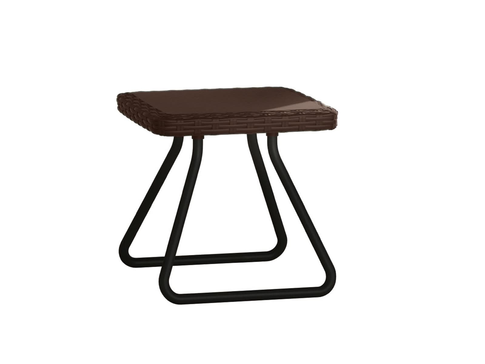 Sillon Auxiliar Rio Outdoor Set x2 + Mesa Centro #Color_SaddleBrown"2448"