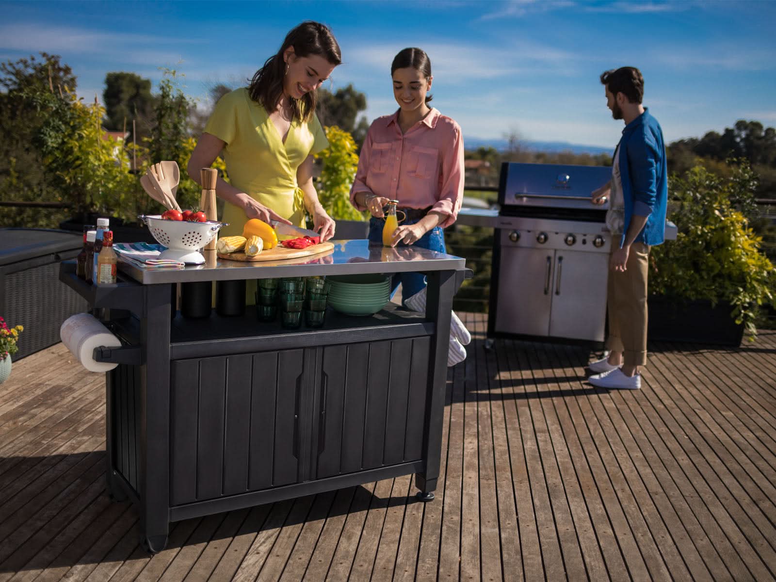 Isla De Cocina Unity XL Outdoor Con Storage