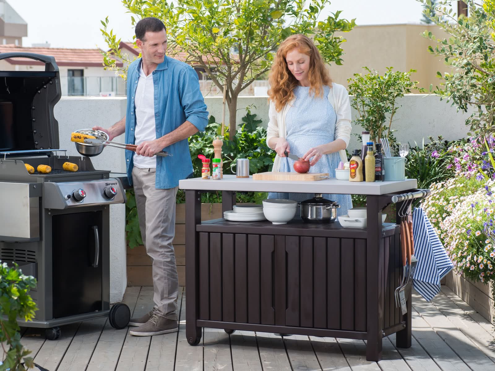 Isla De Cocina Unity XL Outdoor Con Storage