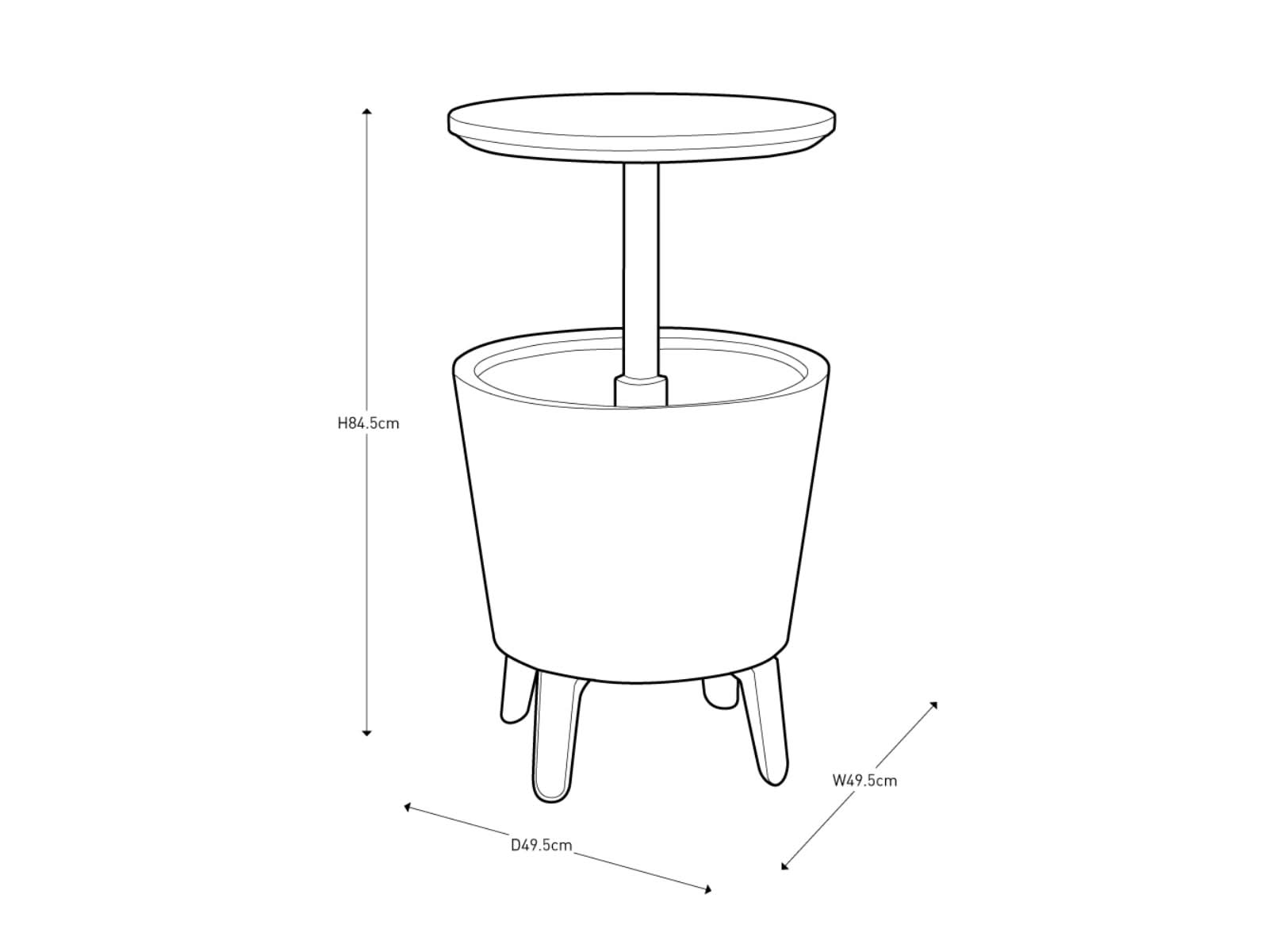 Mesa Auxiliar Cool Bar NEW