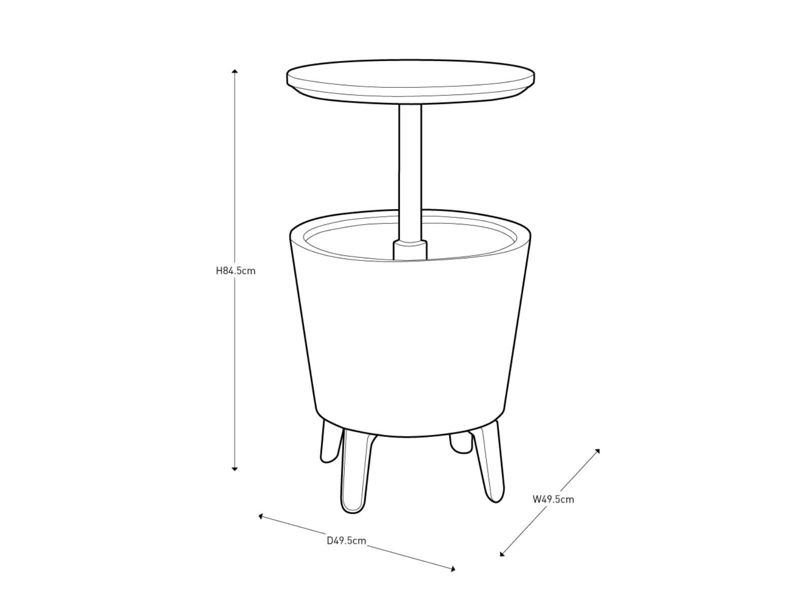 Mesa Auxiliar Cool Bar NEW