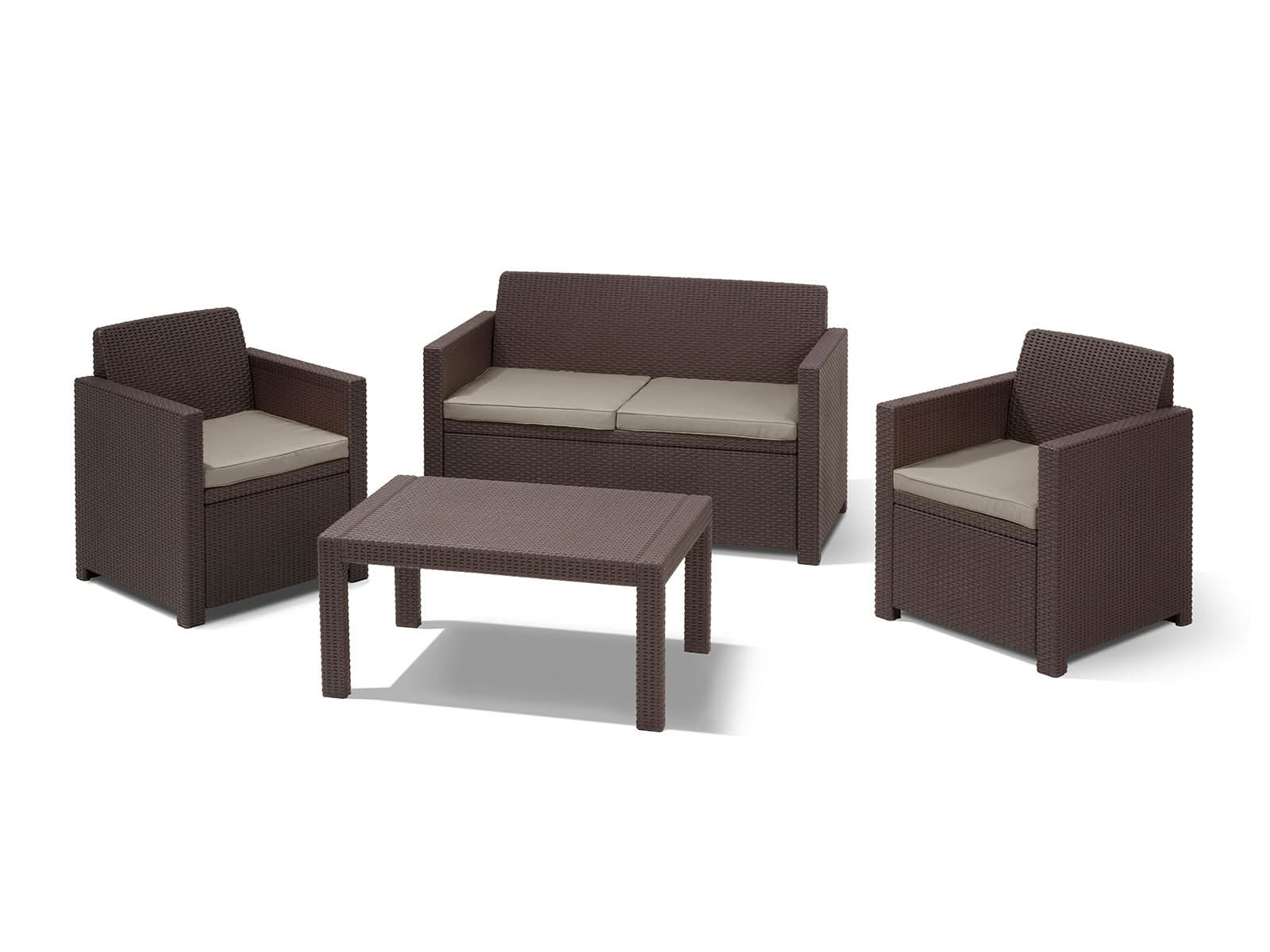 Sala Merano Outdoor 4P #Color_SaddleBrown"9563"