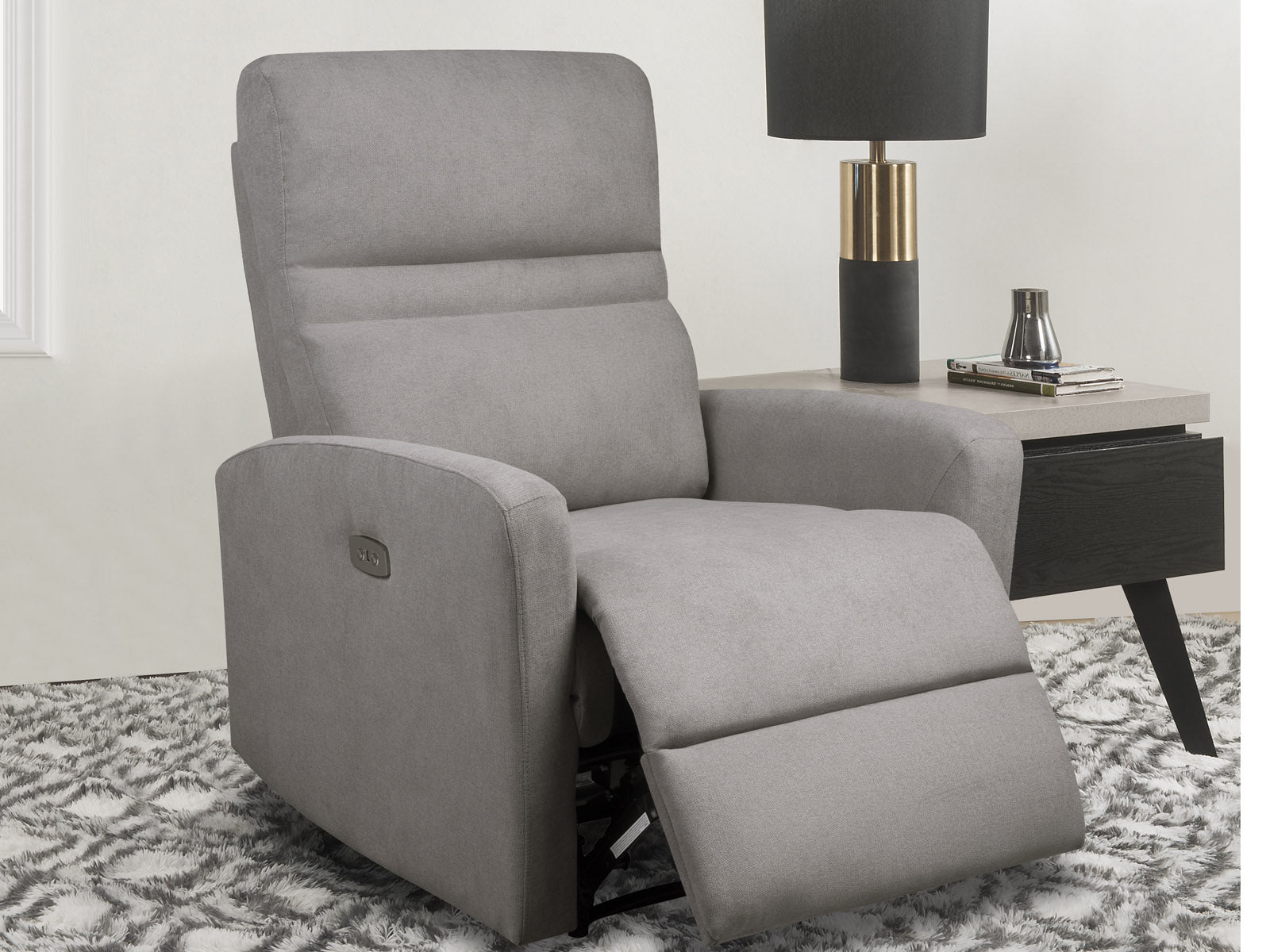 Recliner Texas Power Usb #Color_Beige"ELISHX"