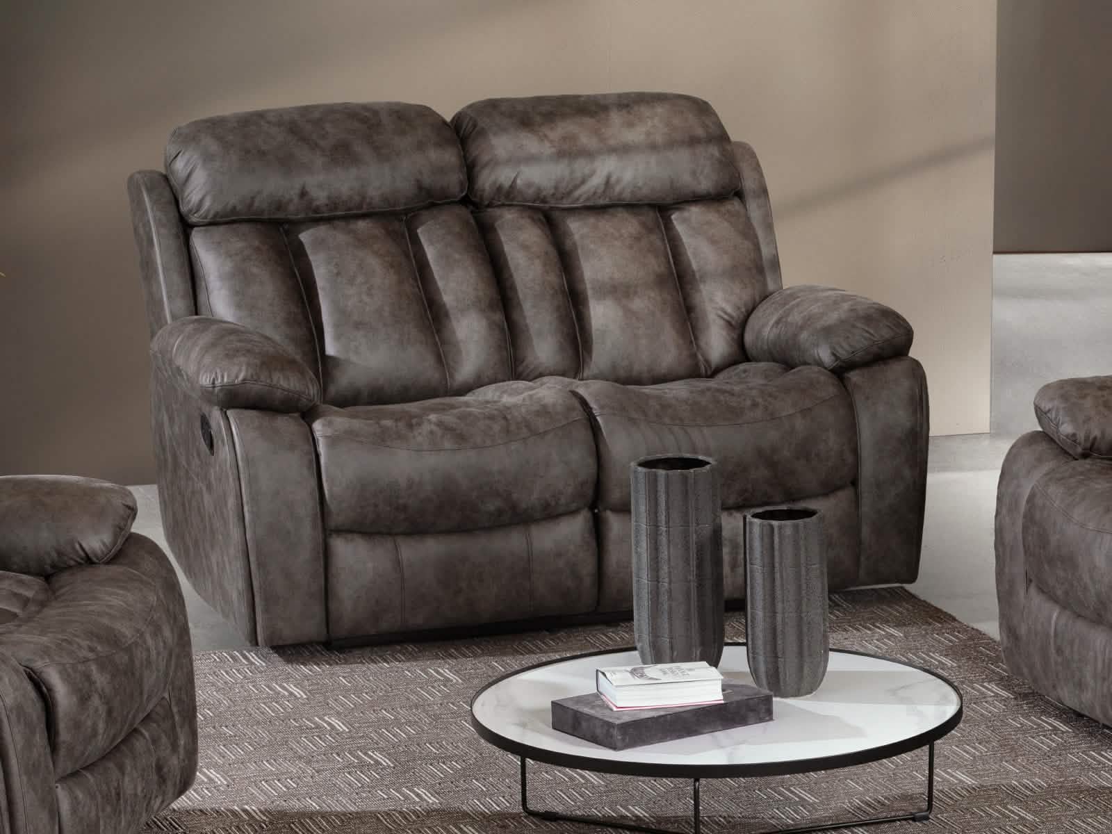 Loveseat Donatella Silver Recliner