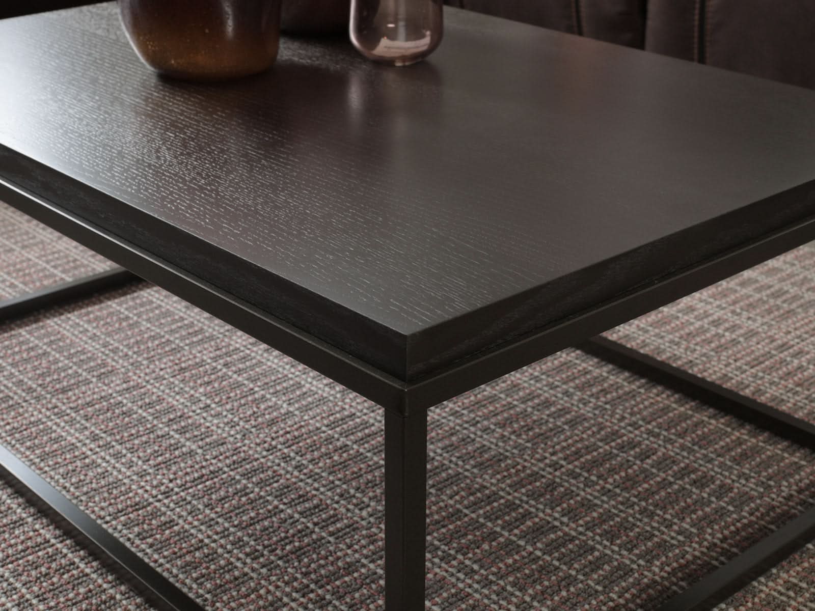 Mesa Centro French Metal Taupe