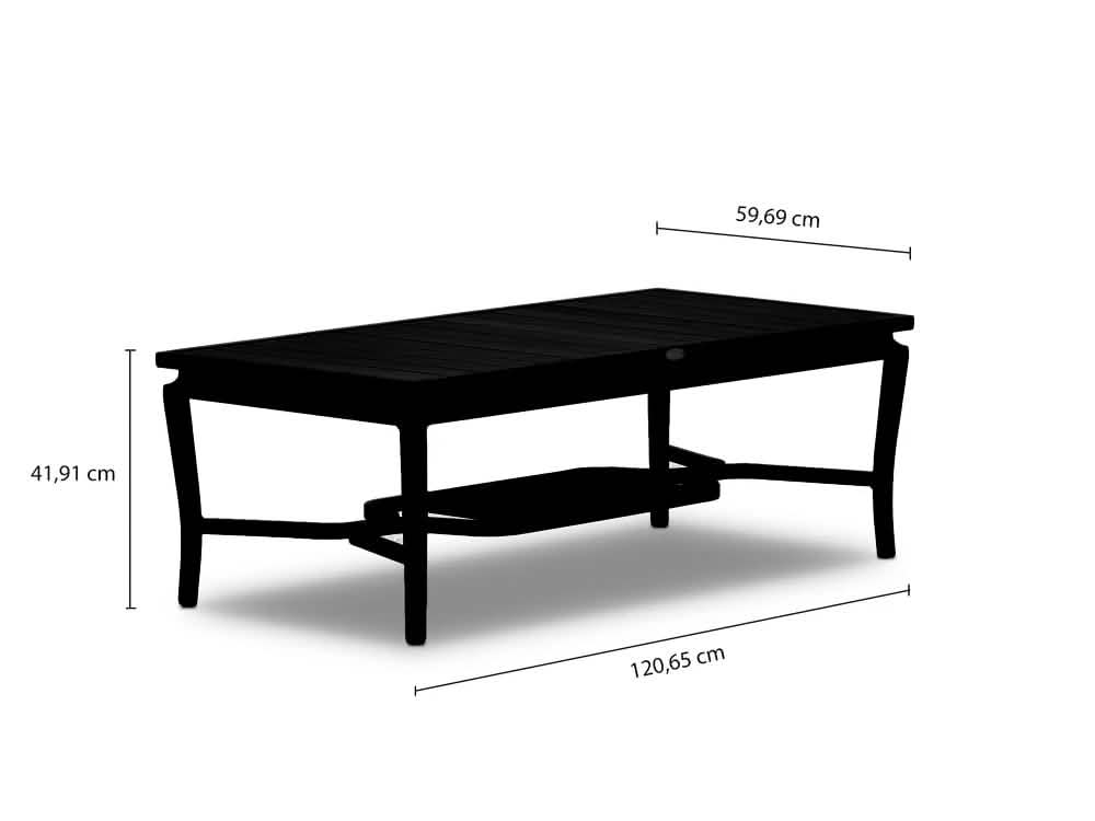 Mesa Centro Copacabana Outdoor Café