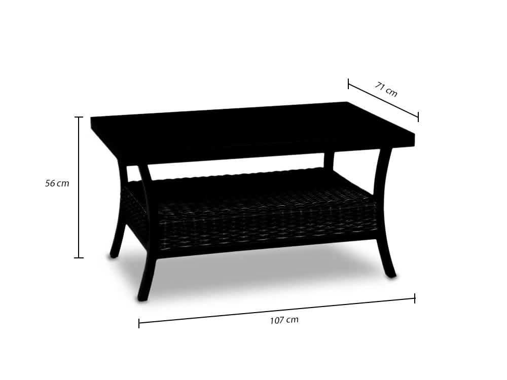Mesa Centro Trenton Outdoor Cafe