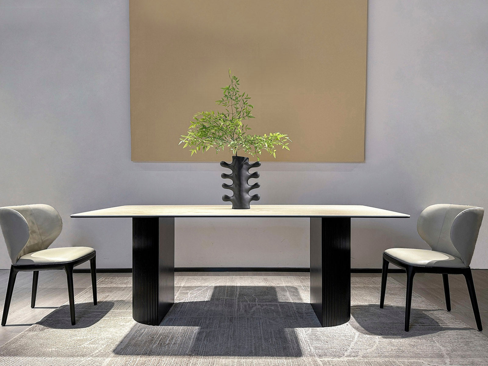 Mesa Comedor Andy Rectangular Negro