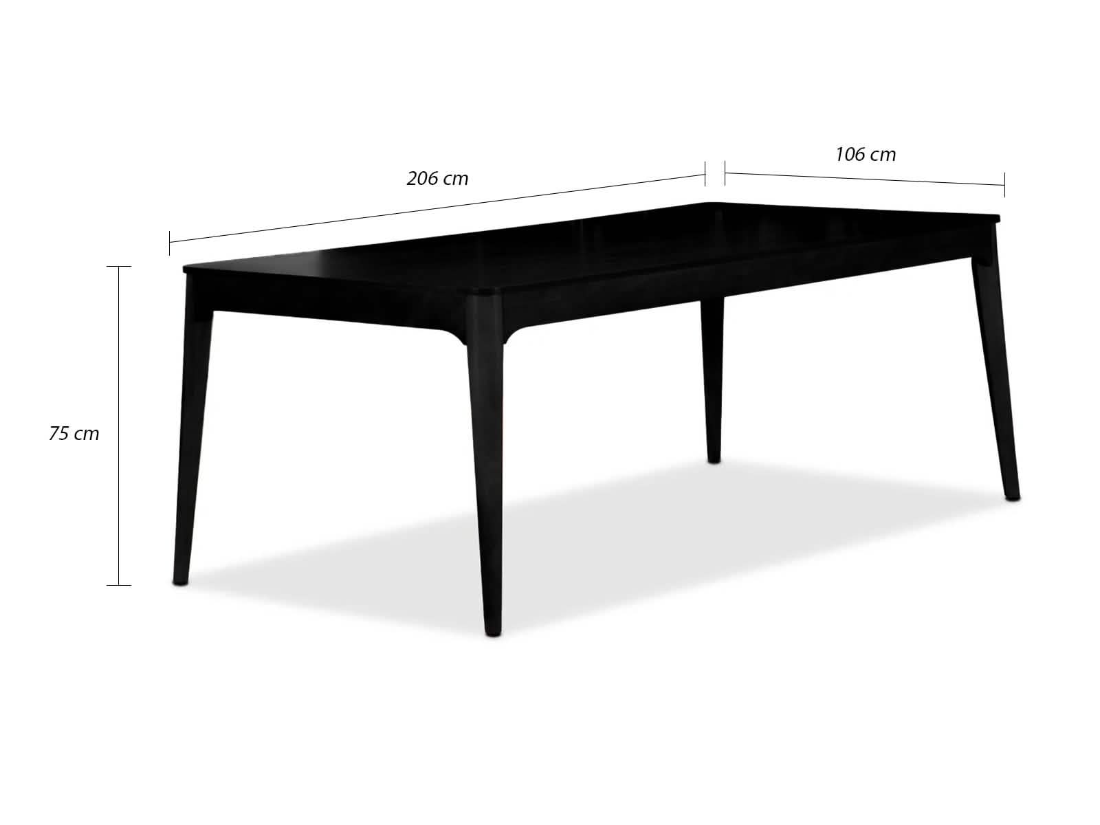 Mesa Comedor Milo Rectangular Miel
