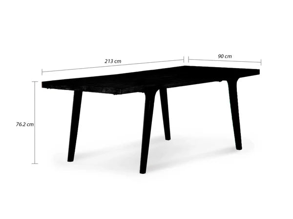Mesa Comedor Niza + 6 Sillas Cross