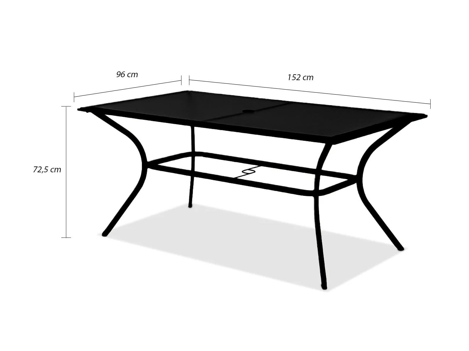 Mesa Comedor Carol Outdoor + 6 Butacas