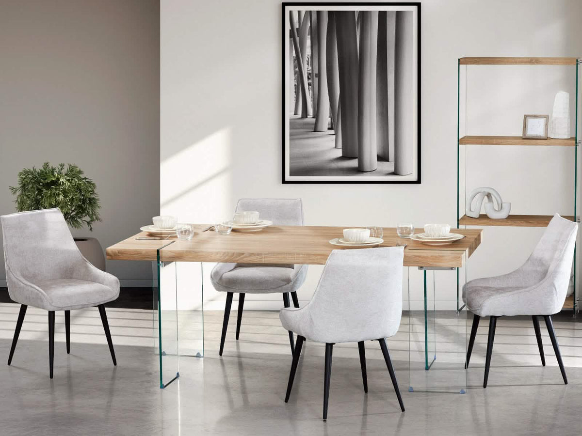 Mesa Comedor Cadiz + 6 Sillas Ariel