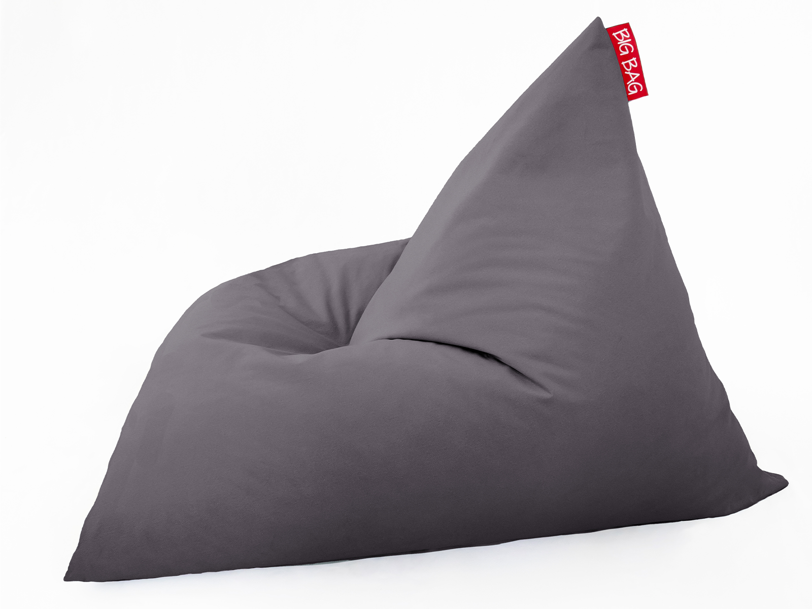 Puff Triangular #Color_Gris Oscuro