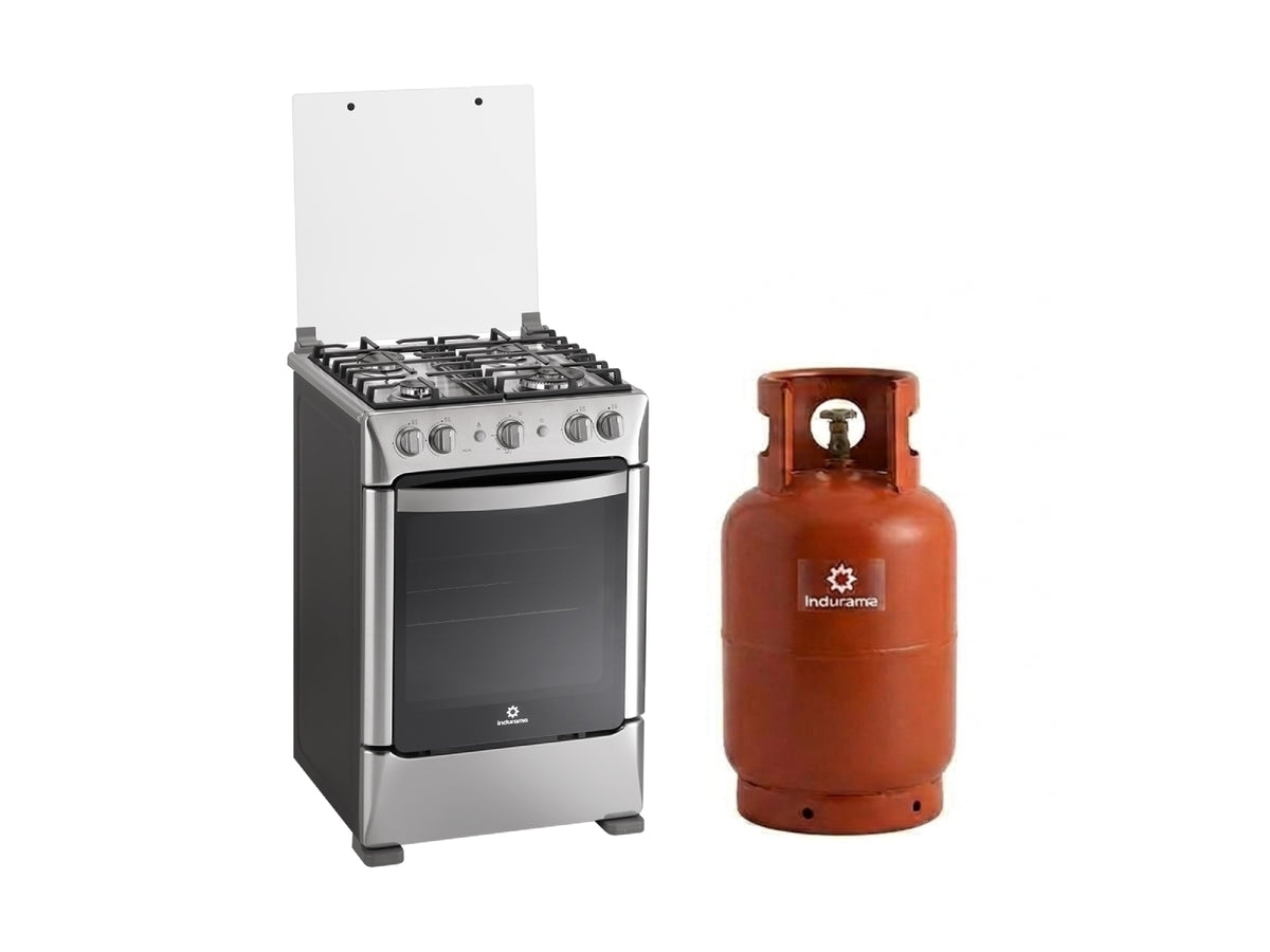 Cocina A Gas Milan Indurama + Cilindro Gas