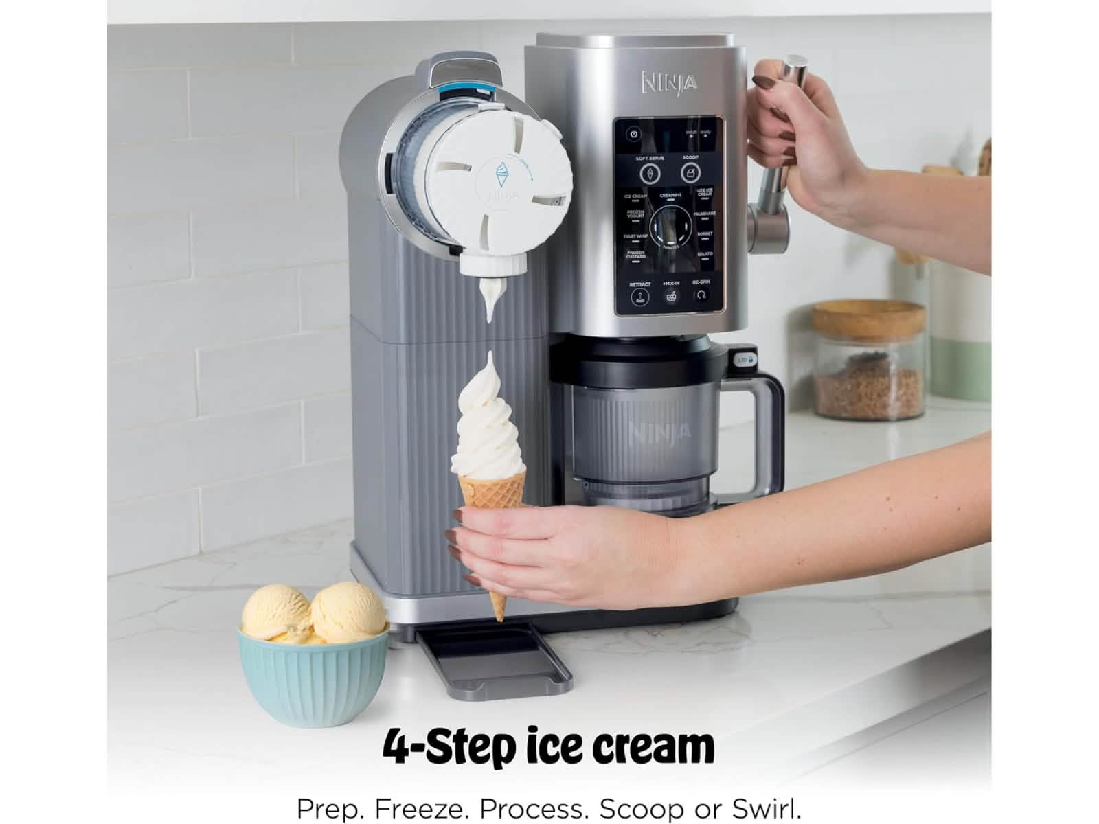 Maquina de Helados y Remolinos Creami Ninja