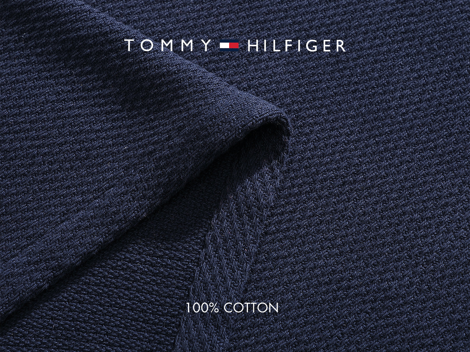 Cobija Cotton Pique Tommy Hilfiger #Color_AzulMarino