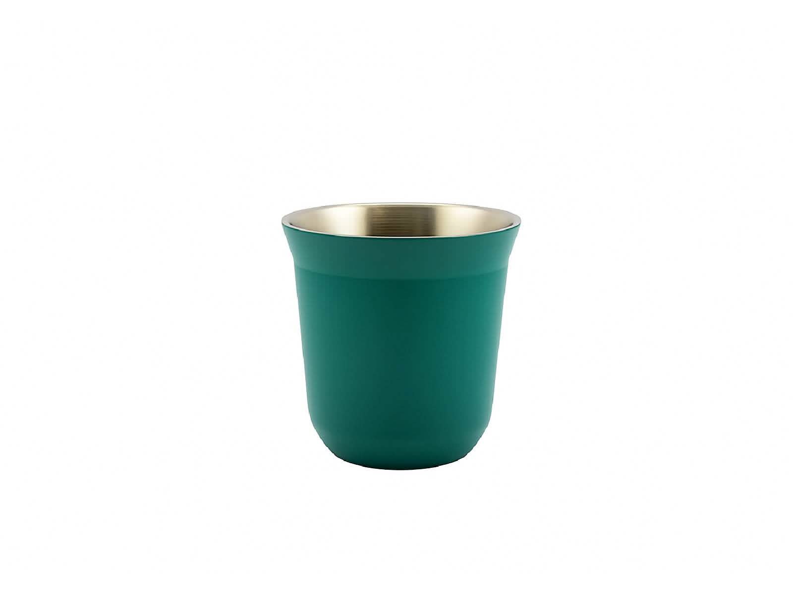 Vaso Doble Pared C/Verde Baccio