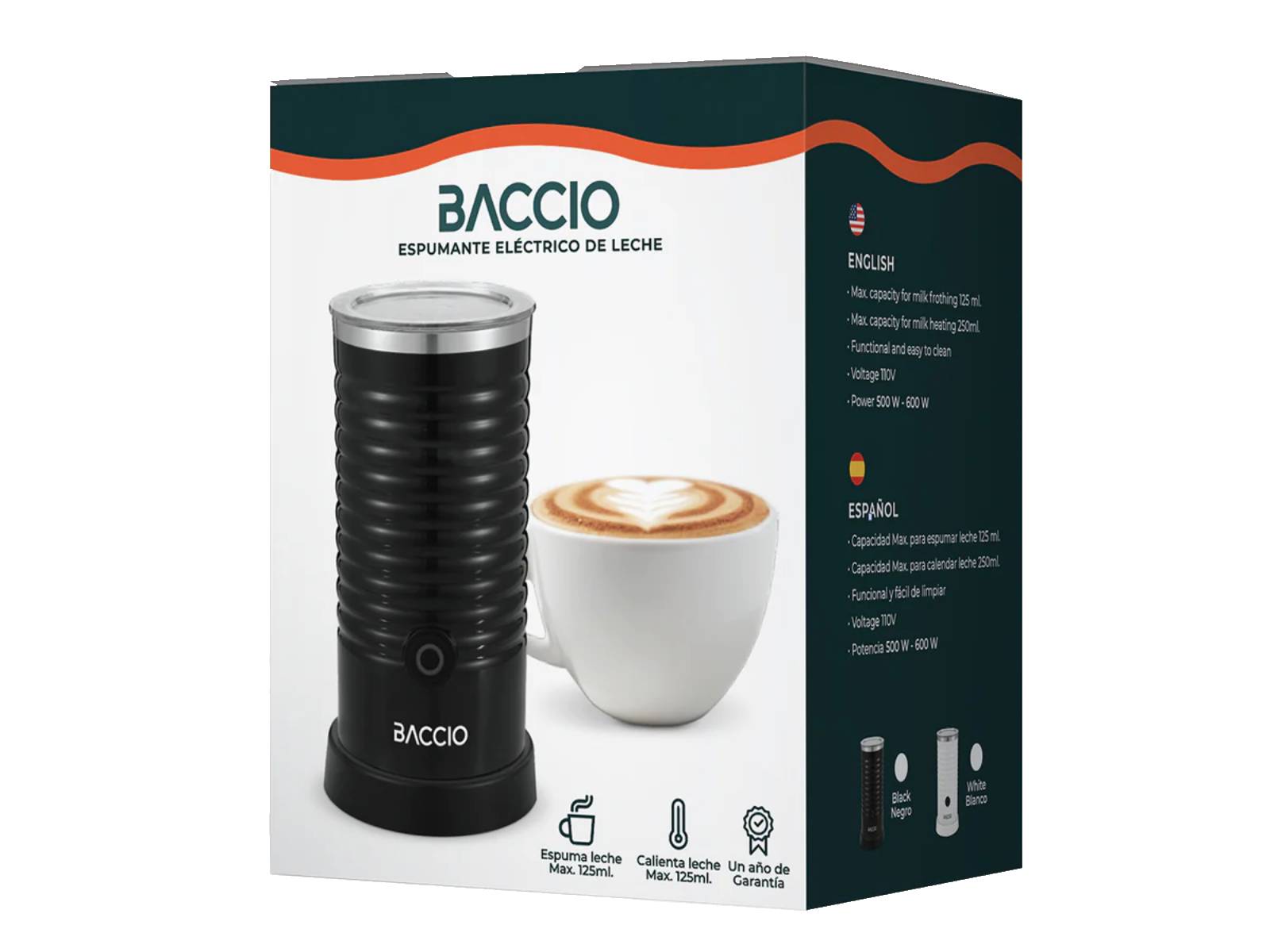 Espumante de Leche Electrico Baccio