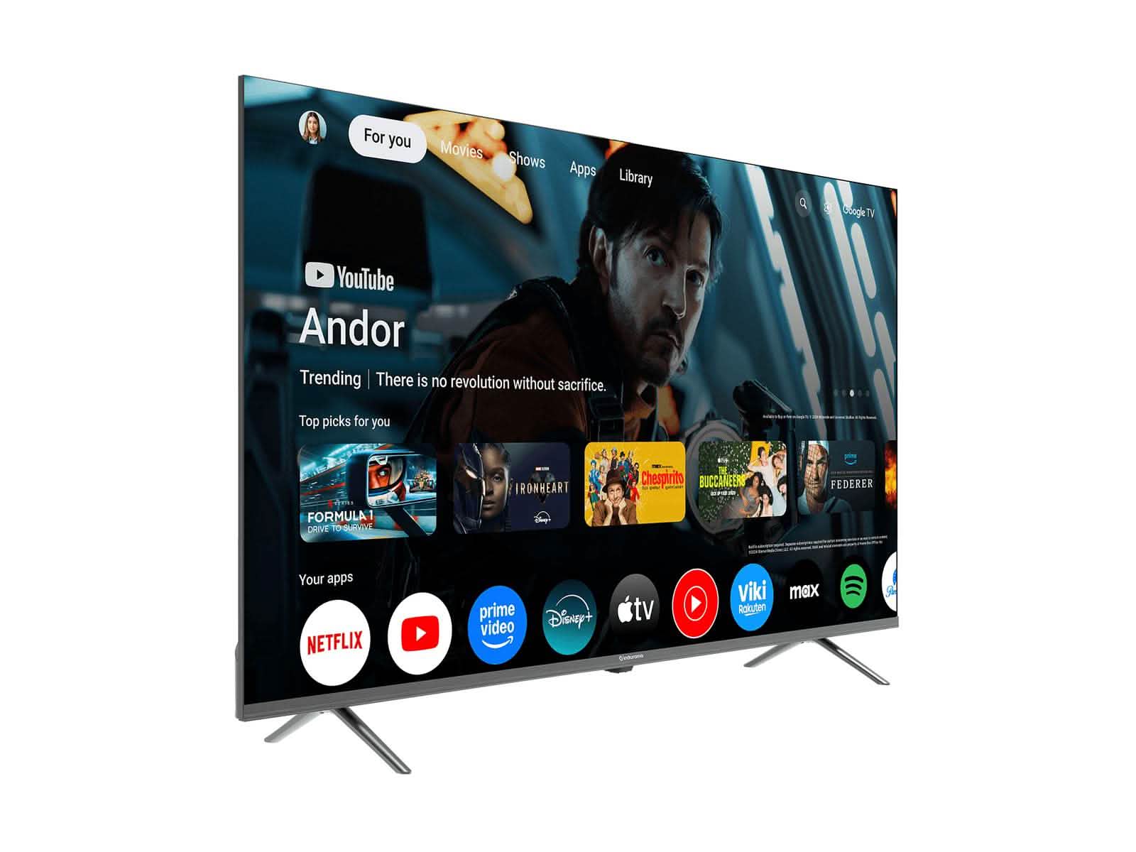 TV 50" UHD 4K Google Indurama