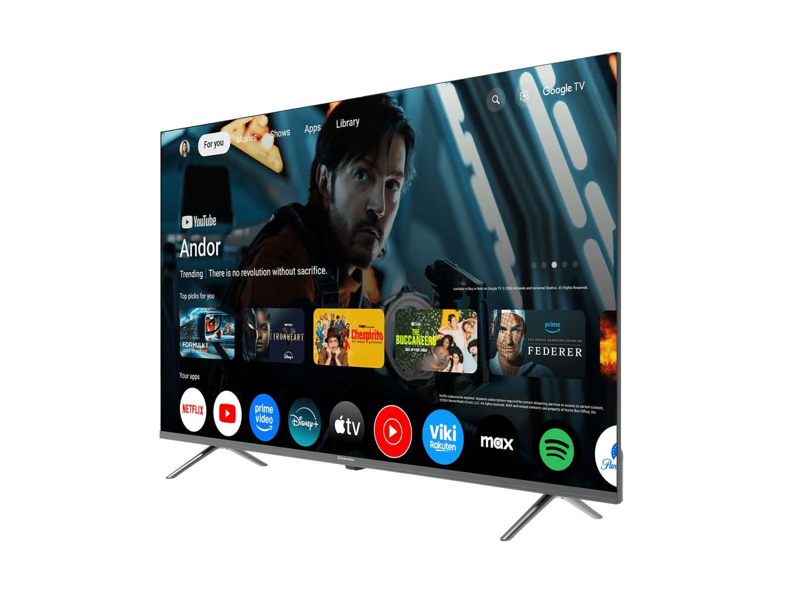 TV 50" UHD 4K Google Indurama